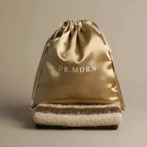 custom satin gift bags with logo for wedding favors jewelry and beauty packaging